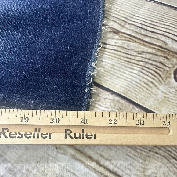 Joe’s Jeans Women’s 26 Blue Socialite Cropped Raw Hem Denim Pants Cowboy - Picture 12 of 13